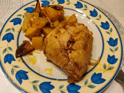 Poulet paprika au four